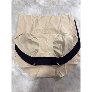 INNERSY Seamless‎ Underwear for Women - Black Nude Beige - Medium 3 Pack